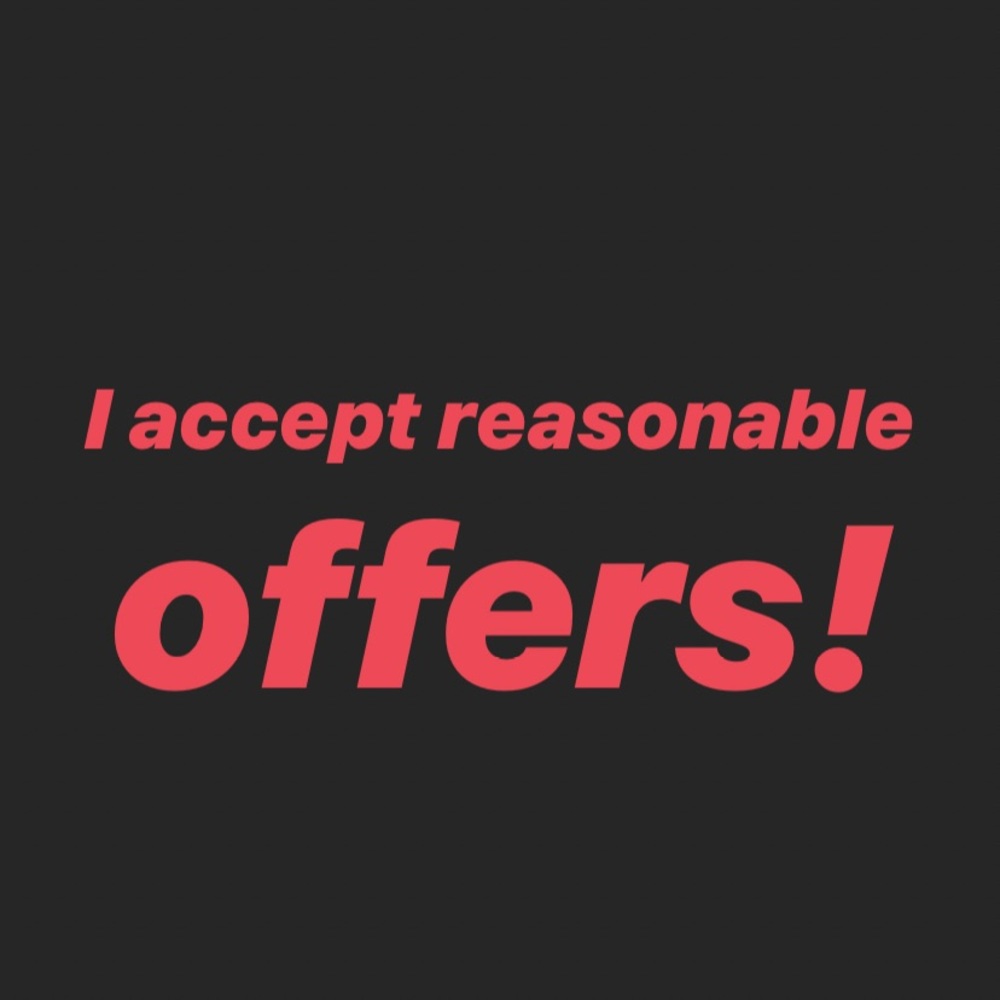 Reasonable offers considered